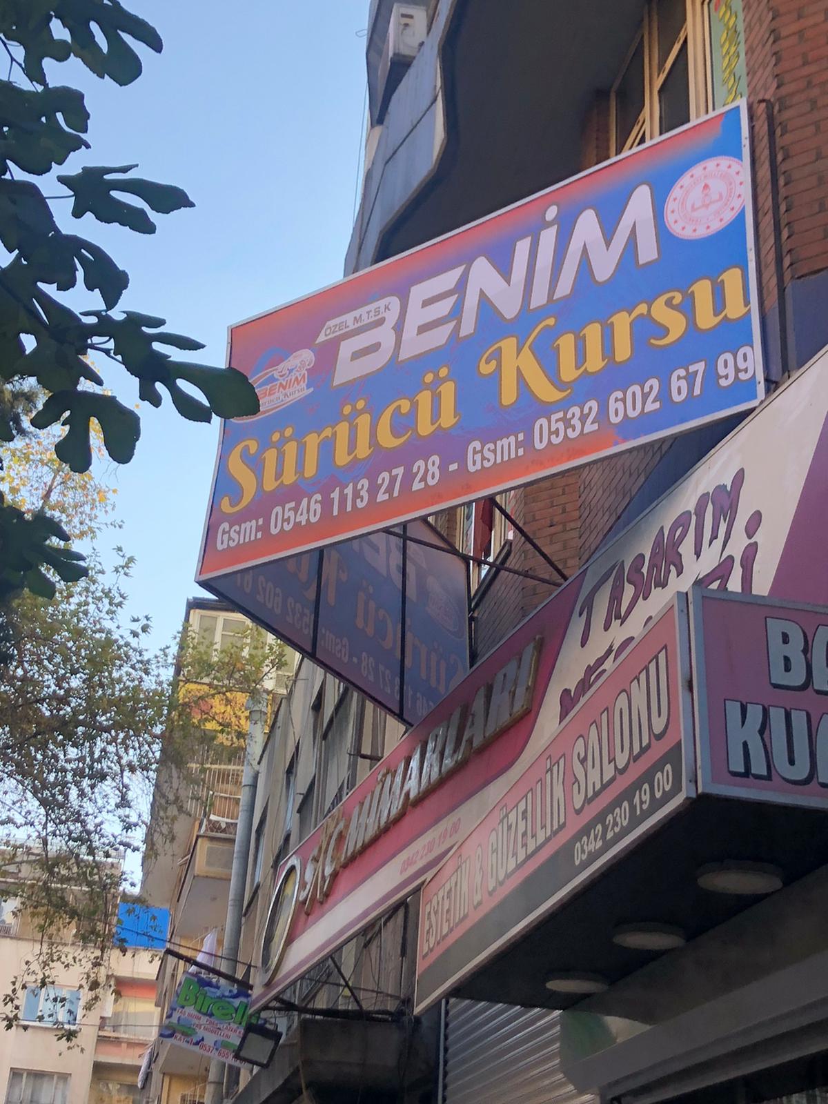 BENİM SÜRÜCÜ KURSU
